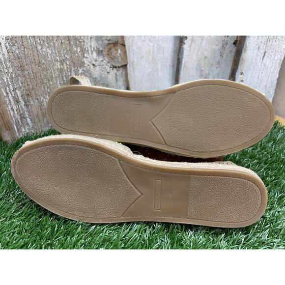 Marc Fisher Jarquis Micro Studded Gold Metallic Espadrilles Women's 10 - Picture 6 of 6